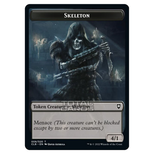 Magic The Gathering - Commander Legends - Battle for Baldur's Gate - Token  - Skeleton - 008/020