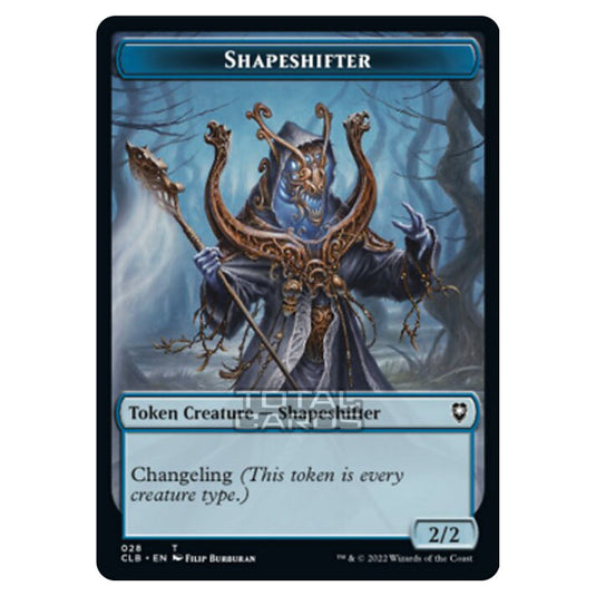 Magic The Gathering - Commander Legends - Battle for Baldur's Gate - Token  - Shapeshifter - 028/020