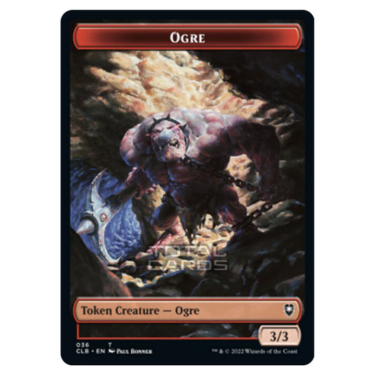 Magic The Gathering - Commander Legends - Battle for Baldur's Gate - Token  - Ogre - 036/020