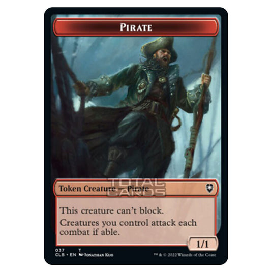 Magic The Gathering - Commander Legends - Battle for Baldur's Gate - Token  - Pirate - 037/020