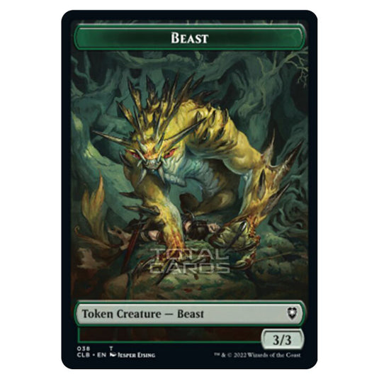 Magic The Gathering - Commander Legends - Battle for Baldur's Gate - Token  - Beast - 038/020