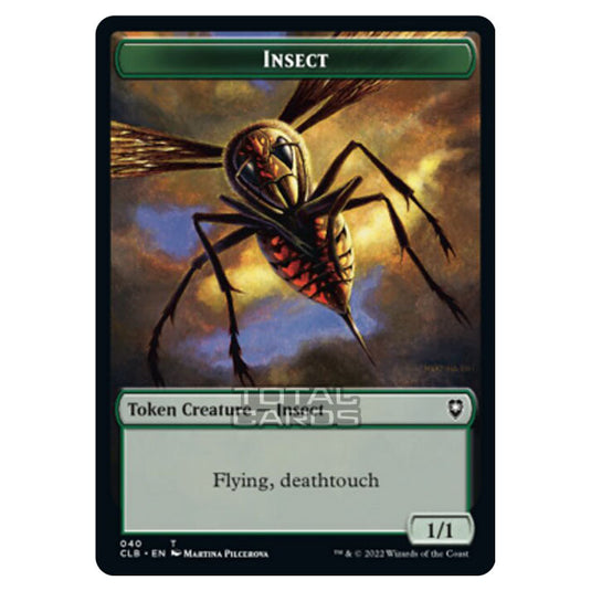 Magic The Gathering - Commander Legends - Battle for Baldur's Gate - Token  - Insect - 040/020