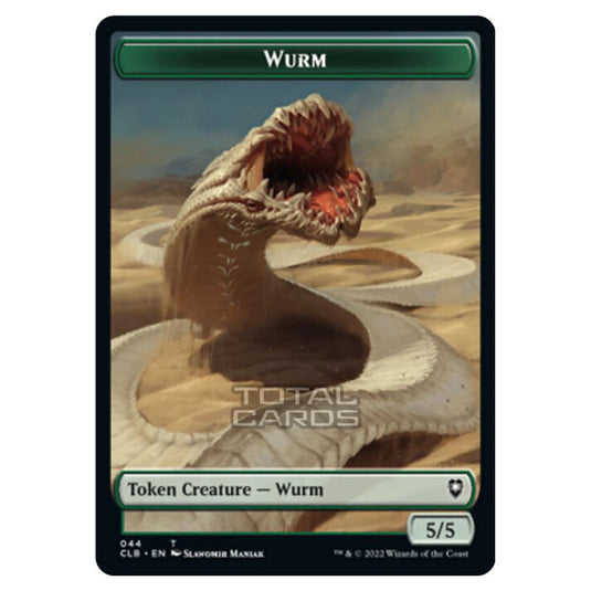 Magic The Gathering - Commander Legends - Battle for Baldur's Gate - Token  - Wurm - 044/020