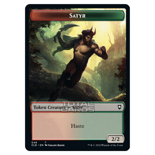 Magic The Gathering - Commander Legends - Battle for Baldur's Gate - Token  - Satyr - 046/020