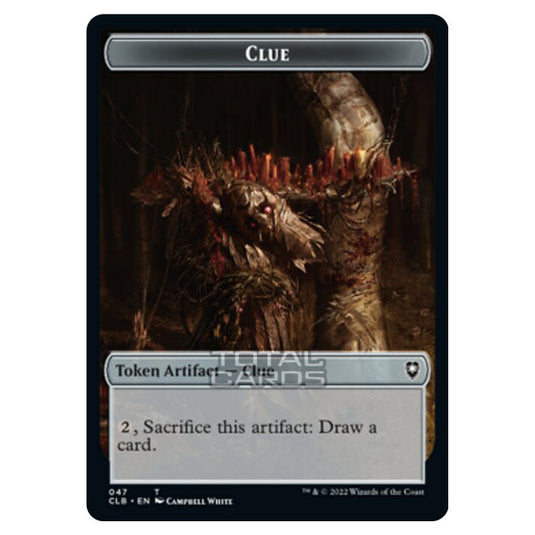 Magic The Gathering - Commander Legends - Battle for Baldur's Gate - Token  - Clue - 047/020