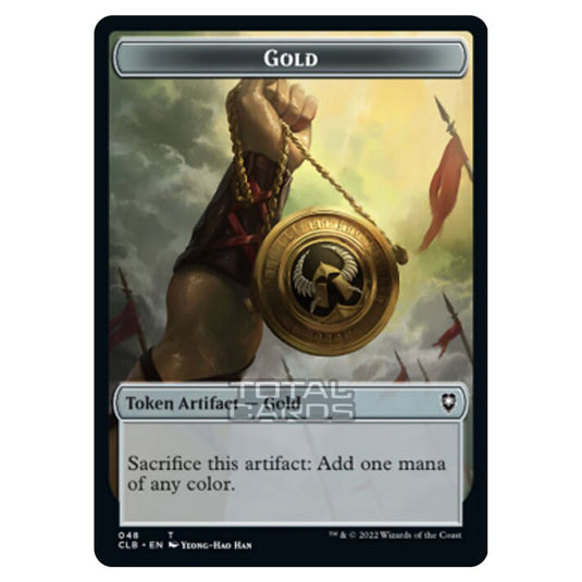 Magic The Gathering - Commander Legends - Battle for Baldur's Gate - Token  - Gold - 048/020