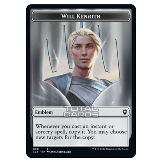 Magic The Gathering - Commander Legends - Battle for Baldur's Gate - Token  - Will Kenrith Emblem - 050/020