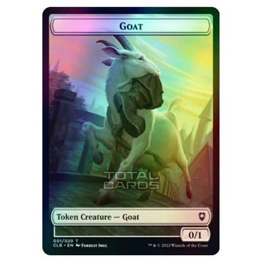 Magic The Gathering - Commander Legends - Battle for Baldur's Gate - Token  - Goat - 001/020 (Foil)