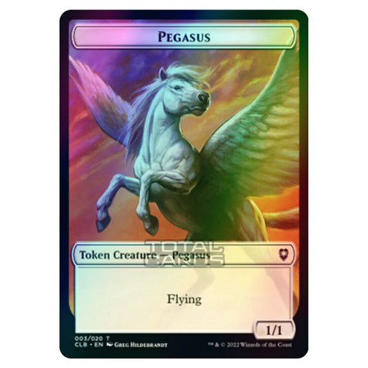 Magic The Gathering - Commander Legends - Battle for Baldur's Gate - Token  - Pegasus - 003/020 (Foil)