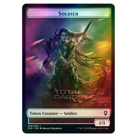 Magic The Gathering - Commander Legends - Battle for Baldur's Gate - Token  - Soldier - 005/020 (Foil)