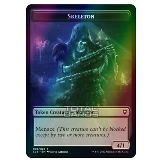 Magic The Gathering - Commander Legends - Battle for Baldur's Gate - Token  - Skeleton - 008/020 (Foil)