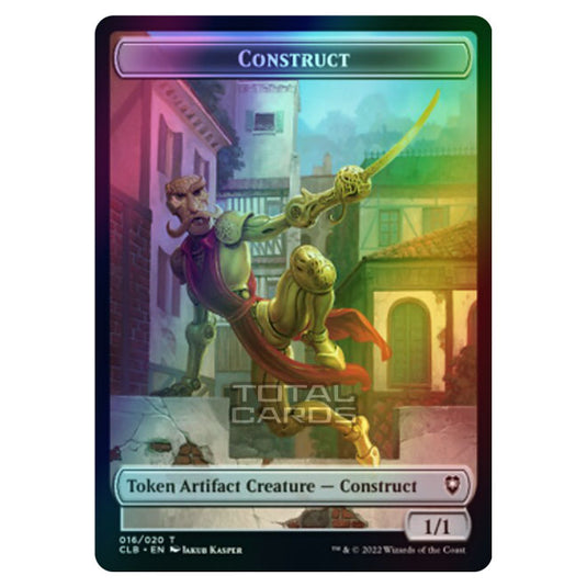 Magic The Gathering - Commander Legends - Battle for Baldur's Gate - Token  - Construct - 016/020 (Foil)