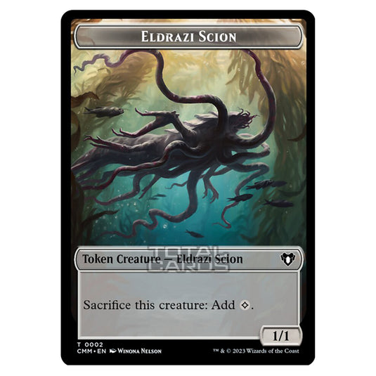 Magic The Gathering - Commander Masters Tokens - Eldrazi Scion - 0002