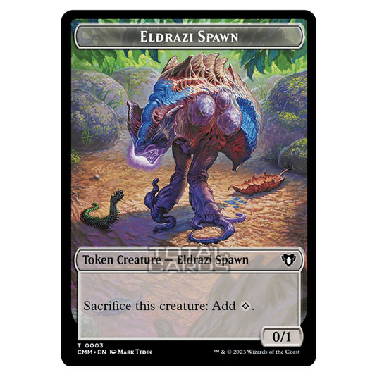 Magic The Gathering - Commander Masters Tokens - Eldrazi Spawn - 0003