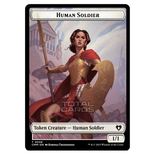 Magic The Gathering - Commander Masters Tokens - Human Soldier - 0006
