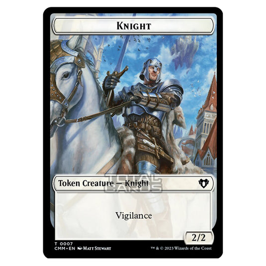 Magic The Gathering - Commander Masters Tokens - Knight - 0007