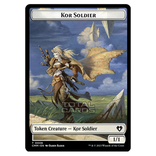 Magic The Gathering - Commander Masters Tokens - Kor Soldier - 0008