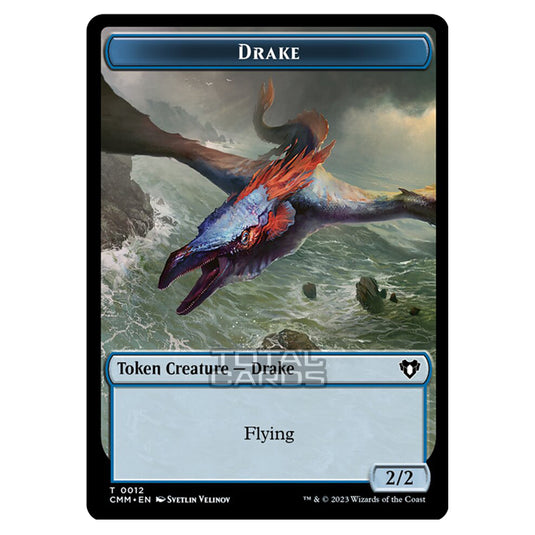 Magic The Gathering - Commander Masters Tokens - Drake - 0012