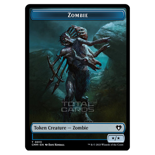 Magic The Gathering - Commander Masters Tokens - Zombie - 0013