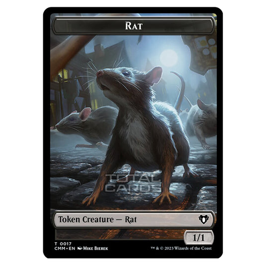 Magic The Gathering - Commander Masters Tokens - Rat - 0017