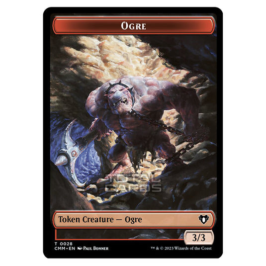 Magic The Gathering - Commander Masters Tokens - Ogre - 0028