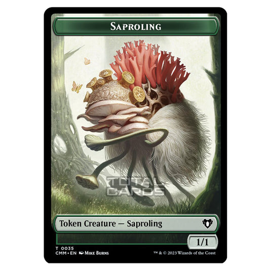 Magic The Gathering - Commander Masters Tokens - Saproling - 0035