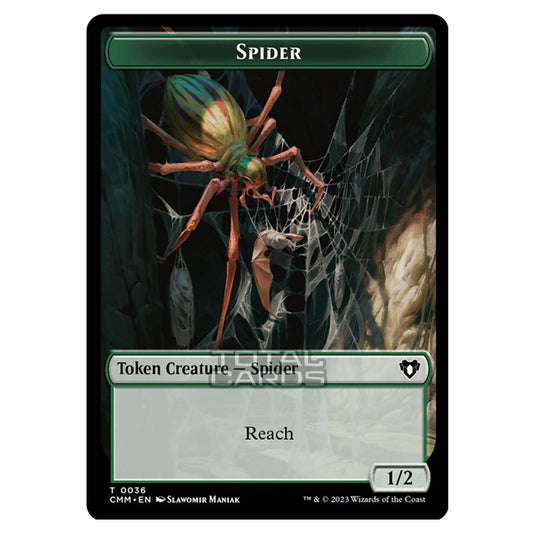 Magic The Gathering - Commander Masters Tokens - Spider - 0036