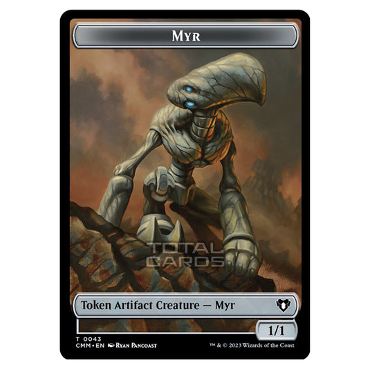 Magic The Gathering - Commander Masters Tokens - Myr - 0043