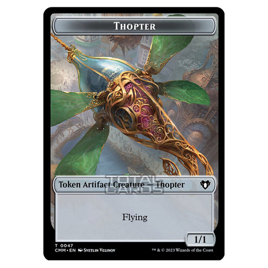 Magic The Gathering - Commander Masters Tokens - Thopter - 0047