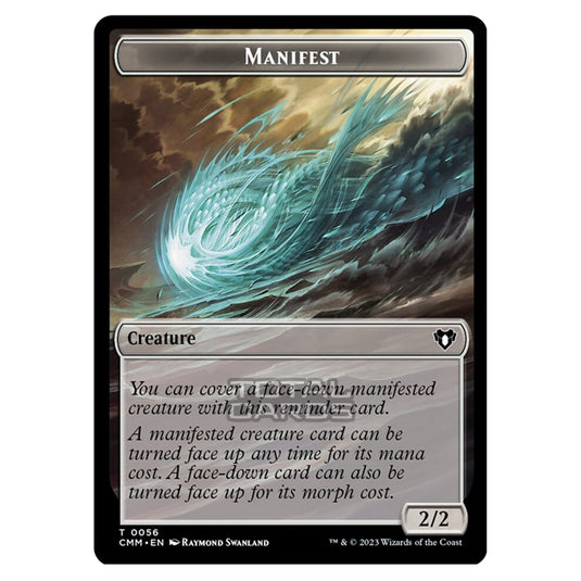 Magic The Gathering - Commander Masters Tokens - Manifest - 0056