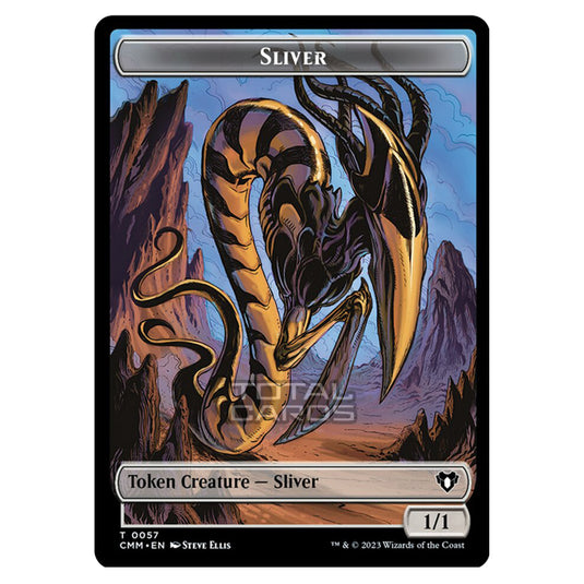Magic The Gathering - Commander Masters Tokens - Sliver - 0057
