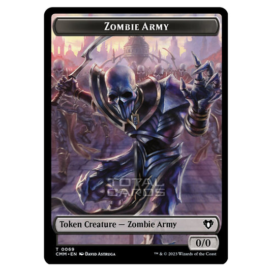 Magic The Gathering - Commander Masters Tokens - Zombie Army - 0069