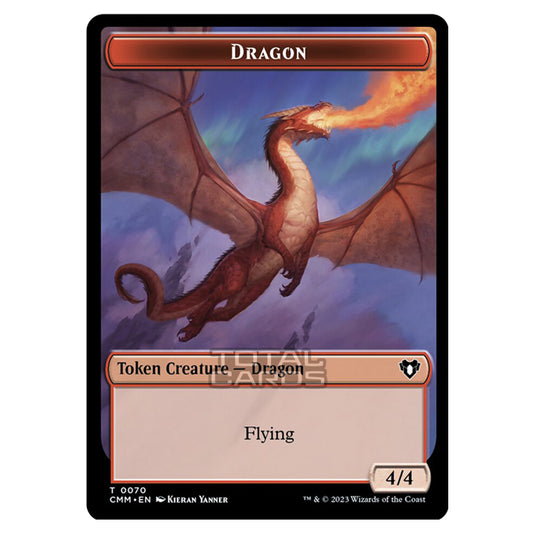 Magic The Gathering - Commander Masters Tokens - Dragon - 0070