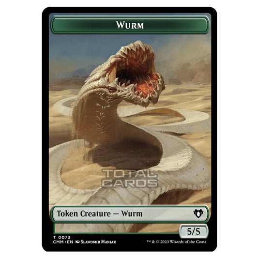 Magic The Gathering - Commander Masters Tokens - Wurm - 0073