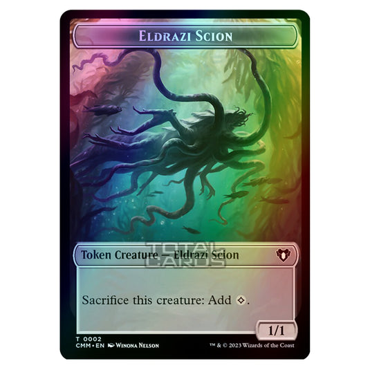 Magic The Gathering - Commander Masters Tokens - Eldrazi Scion - 0002 (Foil)