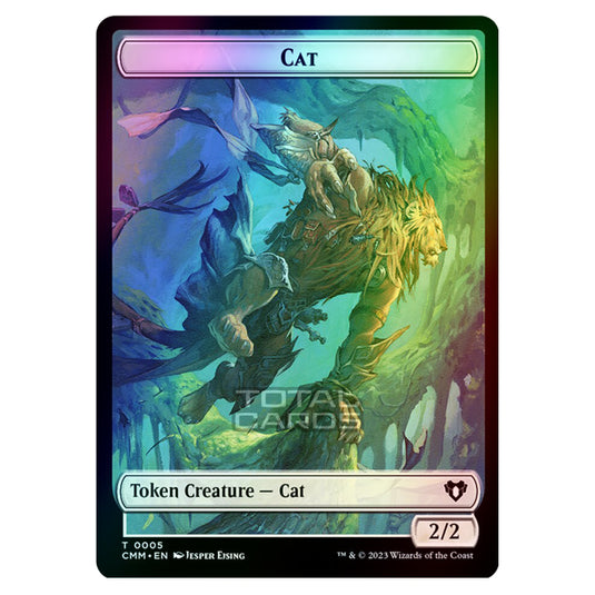 Magic The Gathering - Commander Masters Tokens - Cat - 0005 (Foil)