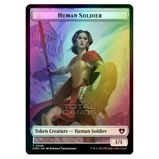 Magic The Gathering - Commander Masters Tokens - Human Soldier - 0006 (Foil)