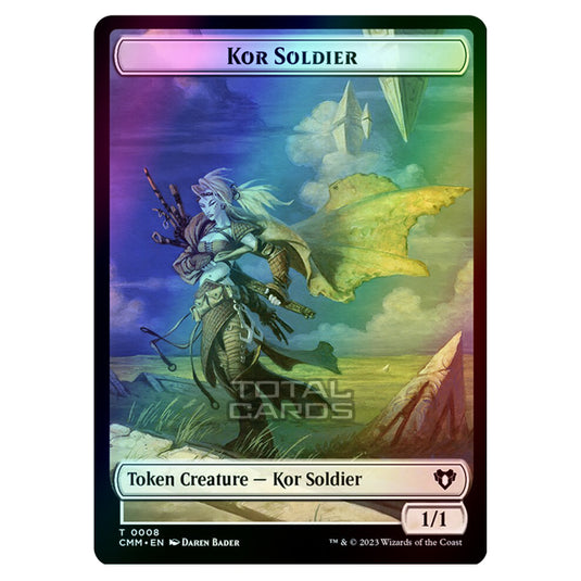 Magic The Gathering - Commander Masters Tokens - Kor Soldier - 0008 (Foil)