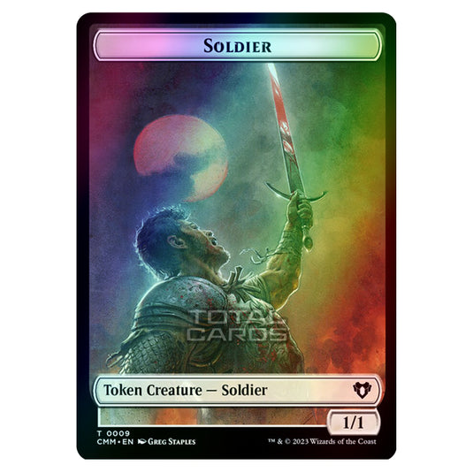 Magic The Gathering - Commander Masters Tokens - Soldier - 0009 (Foil)