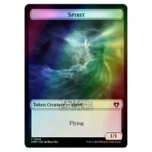 Magic The Gathering - Commander Masters Tokens - Spirit - 0010 (Foil)