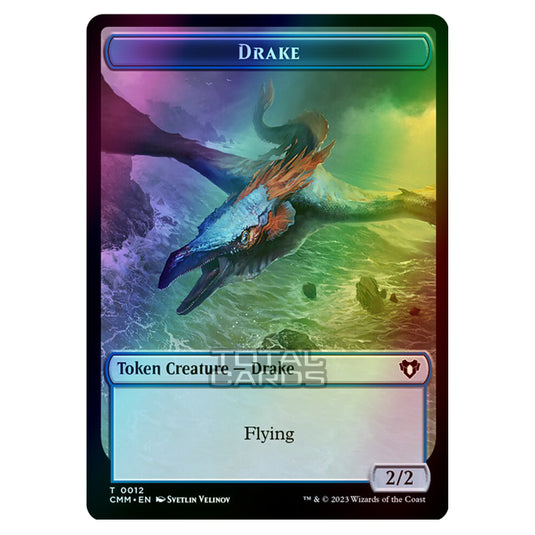 Magic The Gathering - Commander Masters Tokens - Drake - 0012 (Foil)