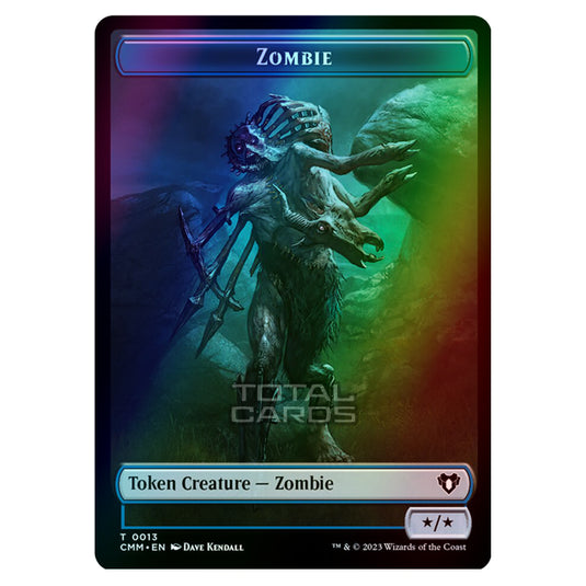 Magic The Gathering - Commander Masters Tokens - Zombie - 0013 (Foil)