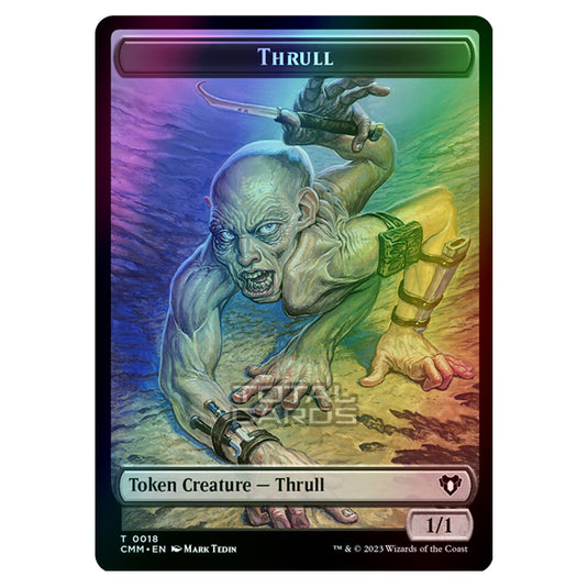 Magic The Gathering - Commander Masters Tokens - Thrull - 0018 (Foil)