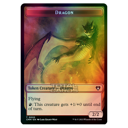 Magic The Gathering - Commander Masters Tokens - Dragon - 0020 (Foil)