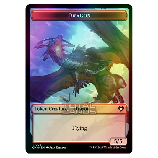 Magic The Gathering - Commander Masters Tokens - Dragon - 0021 (Foil)