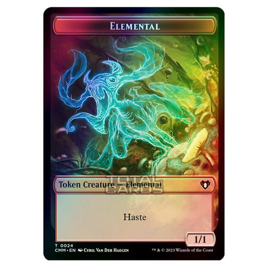 Magic The Gathering - Commander Masters Tokens - Elemental - 0024 (Foil)