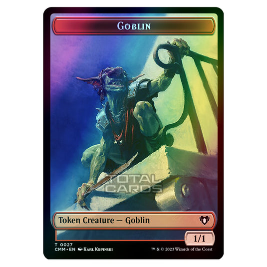 Magic The Gathering - Commander Masters Tokens - Goblin - 0027 (Foil)