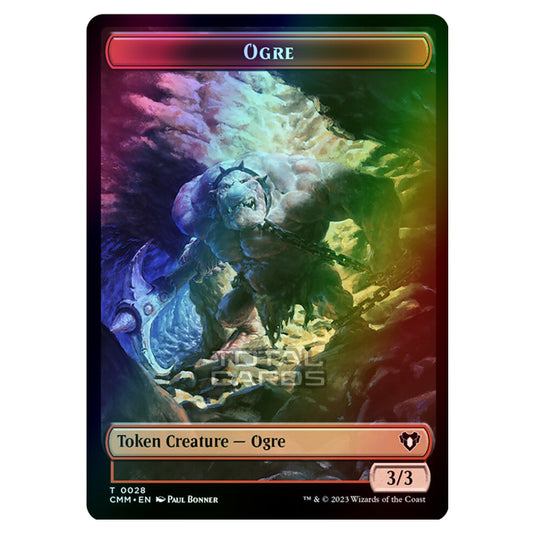 Magic The Gathering - Commander Masters Tokens - Ogre - 0028 (Foil)