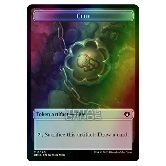 Magic The Gathering - Commander Masters Tokens - Clue - 0040 (Foil)