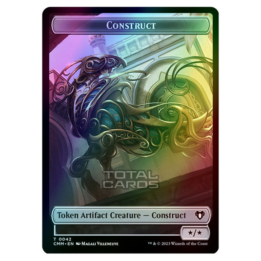 Magic The Gathering - Commander Masters Tokens - Construct - 0042 (Foil)